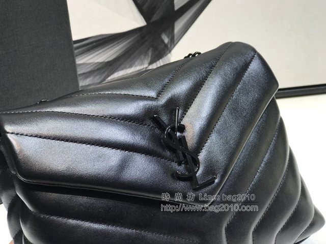 YSL爆款女士包包 聖羅蘭經典款LouLou Y中號形挎包 YSL肩背斜挎包 464676  jjh1170